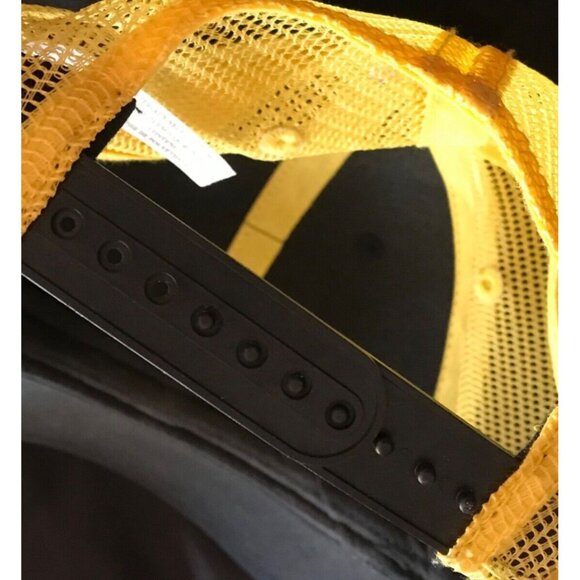 Pokémon Pikachu Black & Yellow Trucker Hat With Breathable Mesh Back Snapback - Picture 3 of 6